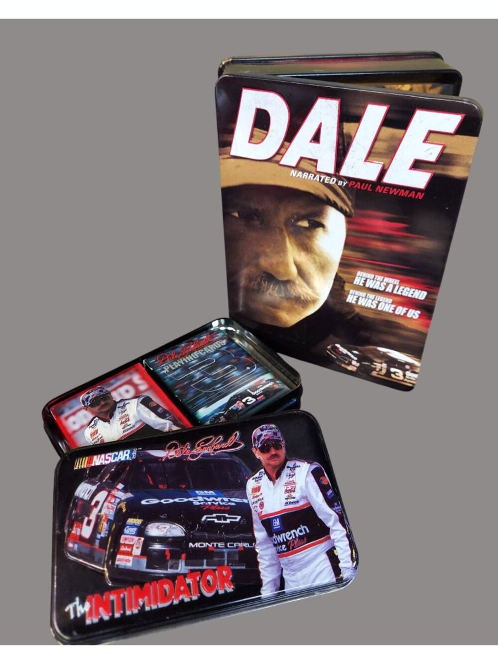 Dale Earnhardt Limited Edition 6-Disc DVD Set W/ Collectible Tin & Playing Cards